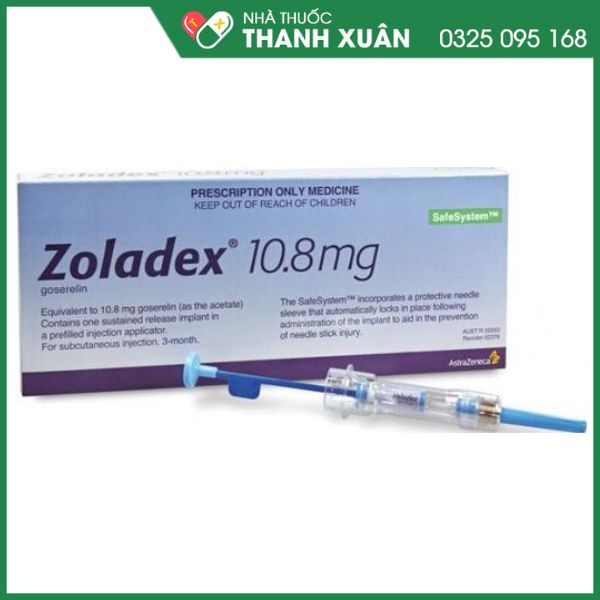 Zoladex 10,8mg trị ung thư tiền liệt tuyến